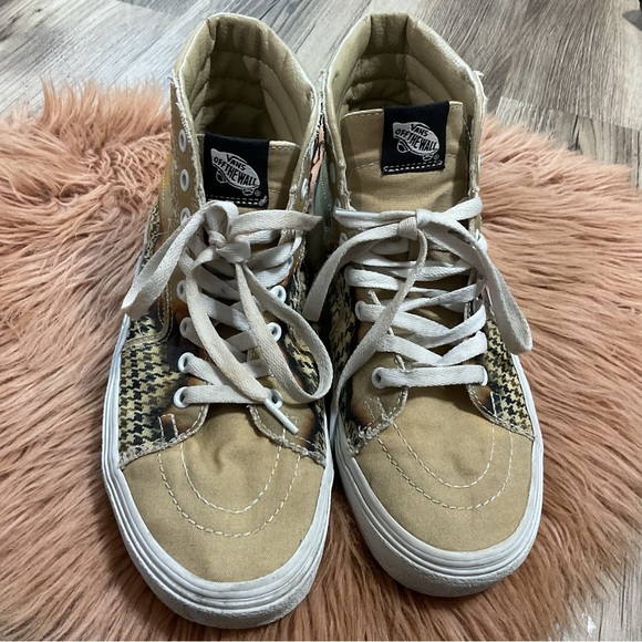 Vans Lightning Bolt Houndstooth High Top Sneakers Mens 8.5 - Picture 10 of 15